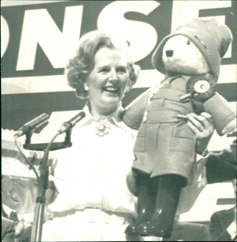 Margaret Thatcher, British Prime Minister - Vintage Photograph
