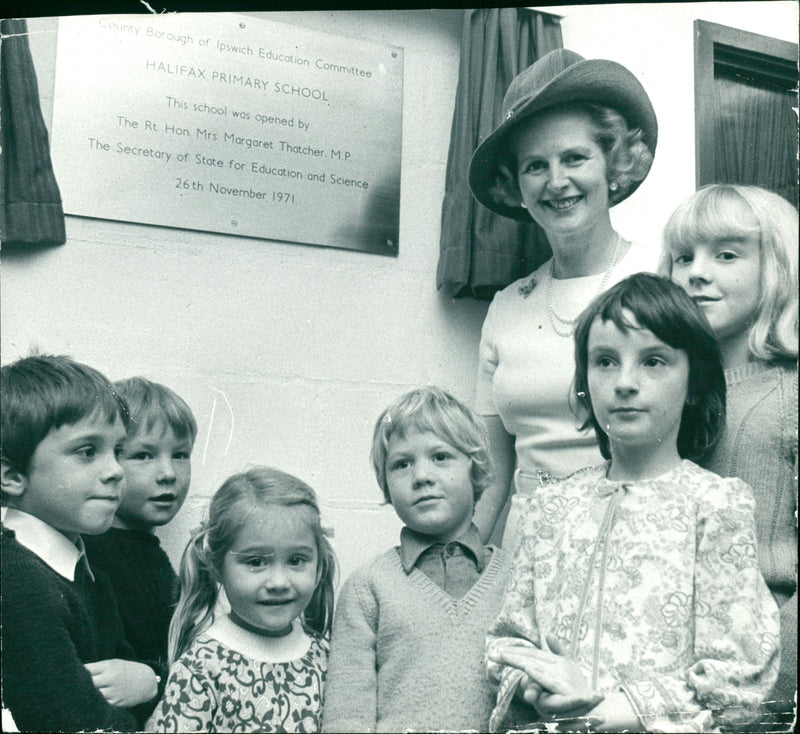 Margaret Thatcher, British Prime Minister - Vintage Photograph