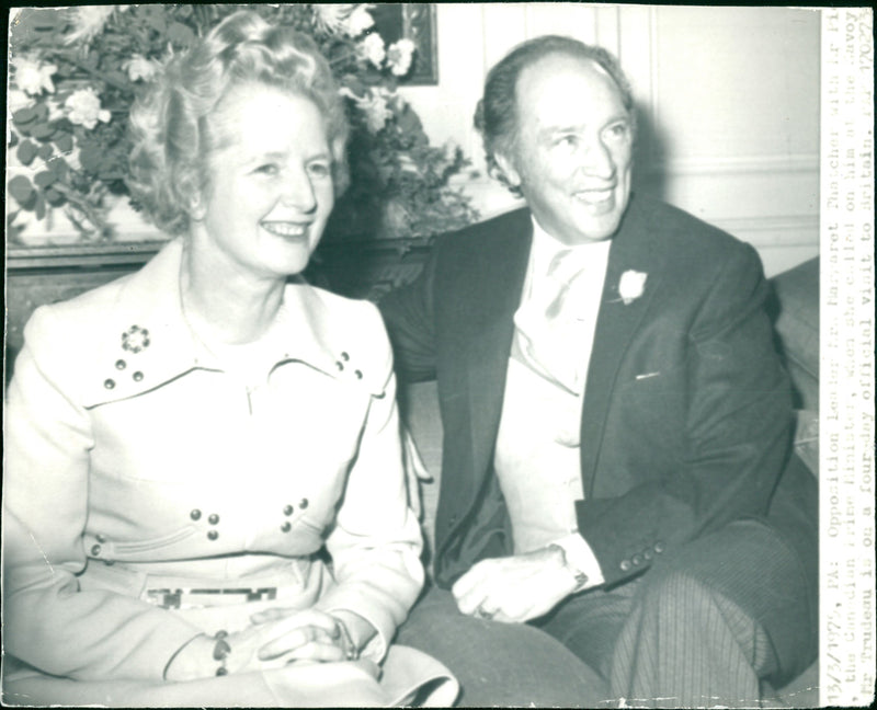 Margaret Thatcher - Vintage Photograph