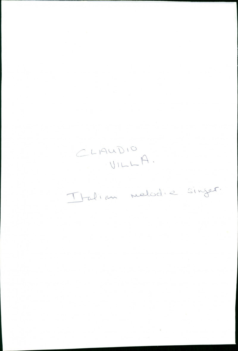 Claudio Villa and his bride, Patrizia Baldi. - Vintage Photograph