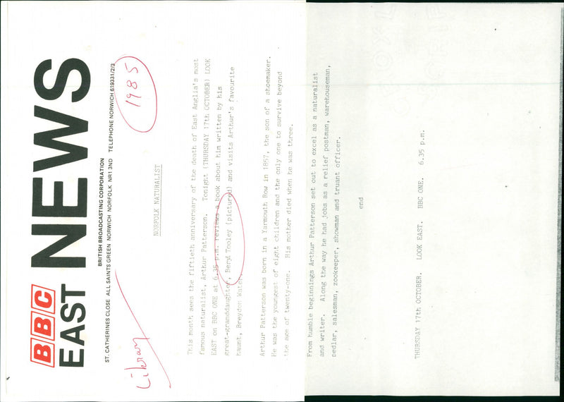 BRITISH WRITER DEATH DIED - Vintage Photograph