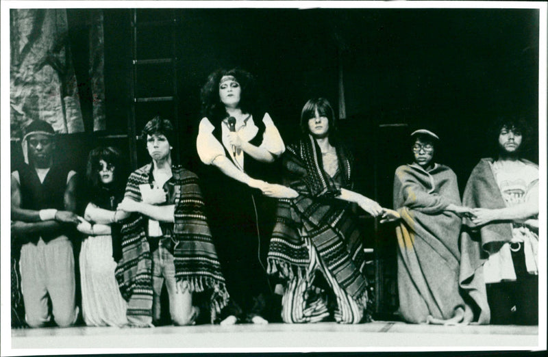 American guest play: The musical "Hair" at GÃ¶ta Lejon - Vintage Photograph