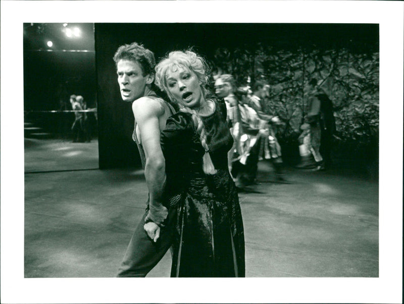 Erik Kiviniemi and Ulla Blomstrand in Macbeth - Vintage Photograph