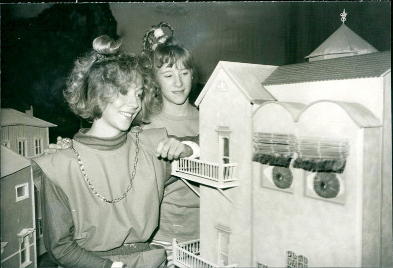 Sofia Andersson and Johanna Svala. - Vintage Photograph