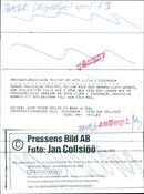 Juan Peron is played by Bobb Alton in the Broadway musical "Evita" at GÃ¶ta Lejon - Vintage Photograph