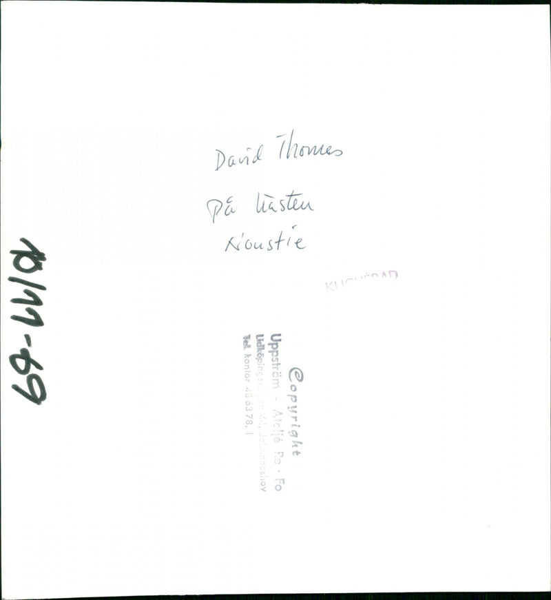 David Thomas, jockey - Vintage Photograph