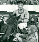 David Thomas, jockey - Vintage Photograph