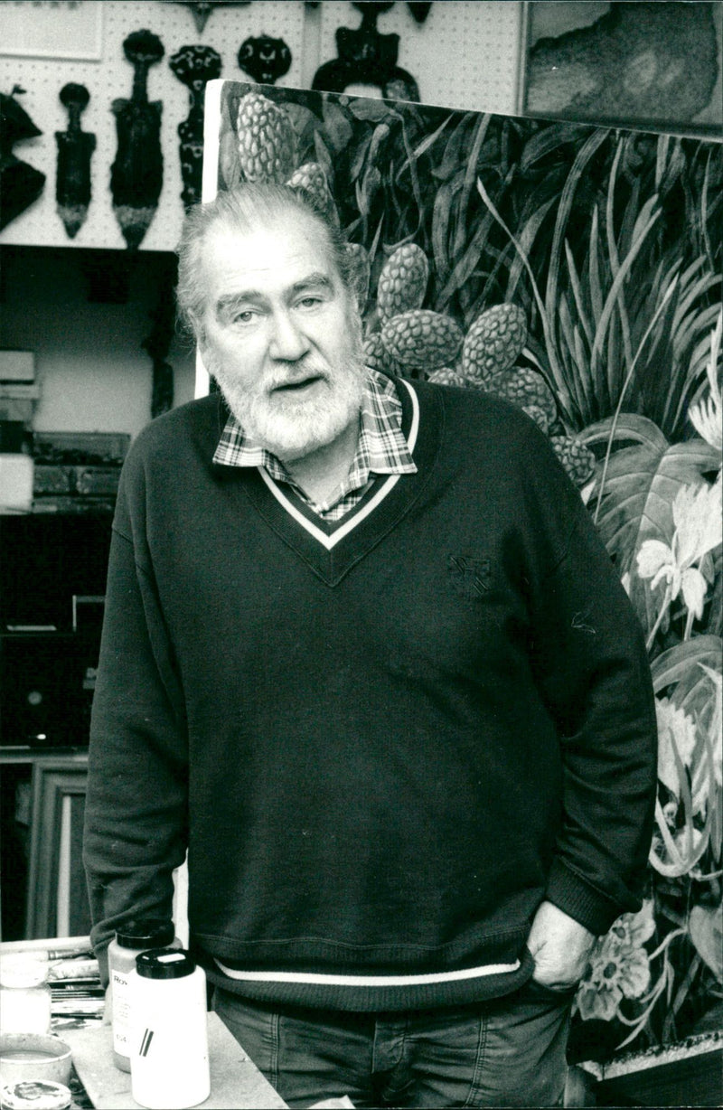 1986 TRADES MALAREN PELIRSSON HIS LANDSCAPES THURSDAY DAIBADE KERSTIN - Vintage Photograph