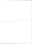 Ole Larsen. - Vintage Photograph