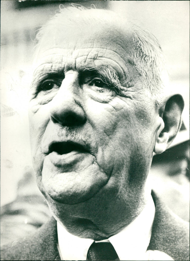 Charles De Gaulle - Vintage Photograph