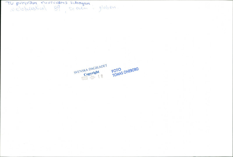 Model on stage - Vintage Photograph