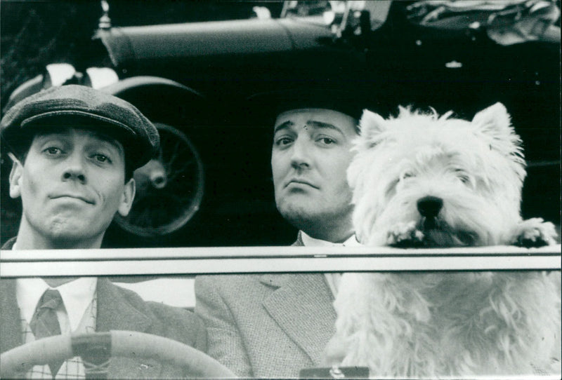 Hugh Laurie and Stephen Fry in Jeeves and Wooster - Vintage Photograph