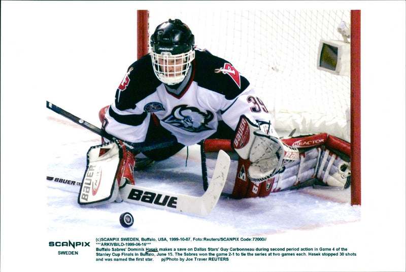Dominik Hasek - Vintage Photograph