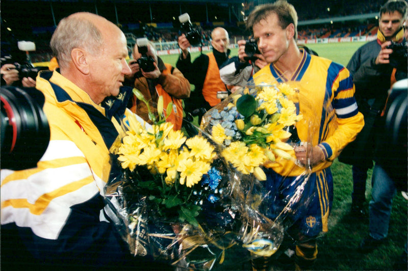 Tommy Svensson, Swedish football manager - Vintage Photograph