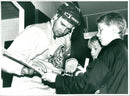 Alexej Kasatonov, Russian ice hockey player - Vintage Photograph