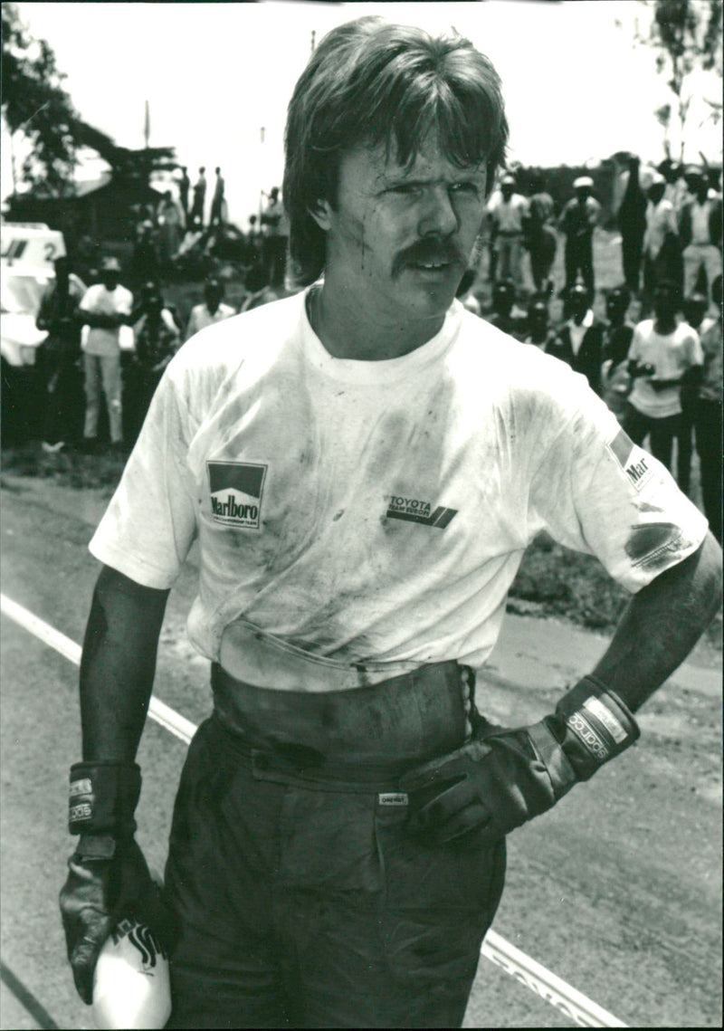 Mikael Ericsson, Race Car Driver - Vintage Photograph