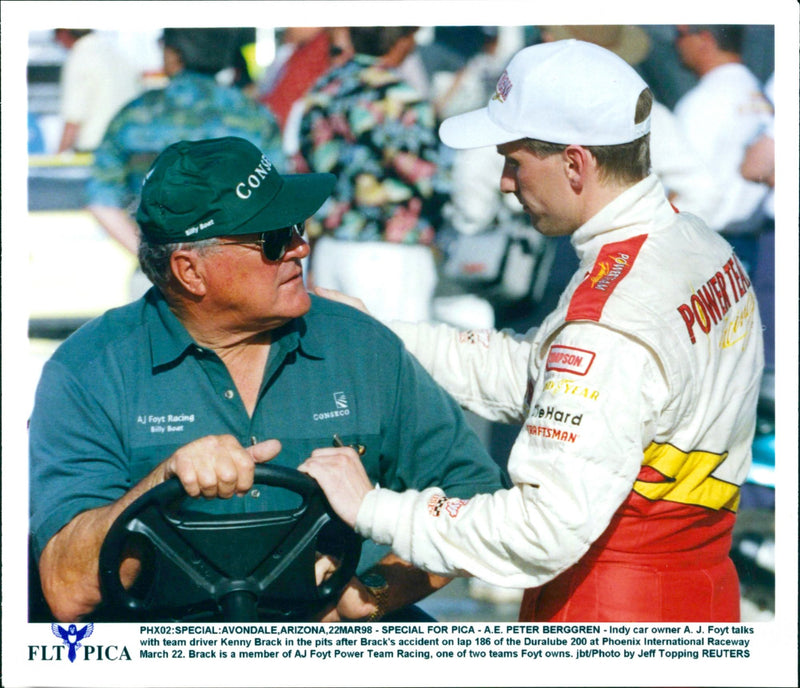 Kenny Brack, race car driver - Vintage Photograph