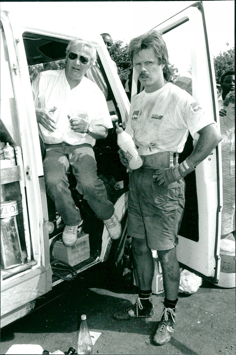 Mikael Ericsson, Race Car Driver - Vintage Photograph