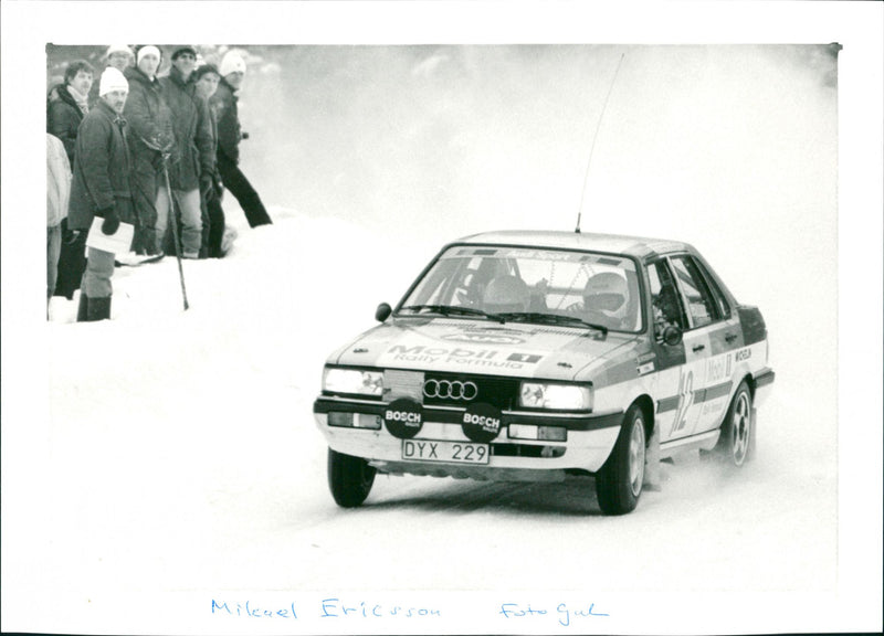 Mikael Ericsson, Race Car Driver - Vintage Photograph