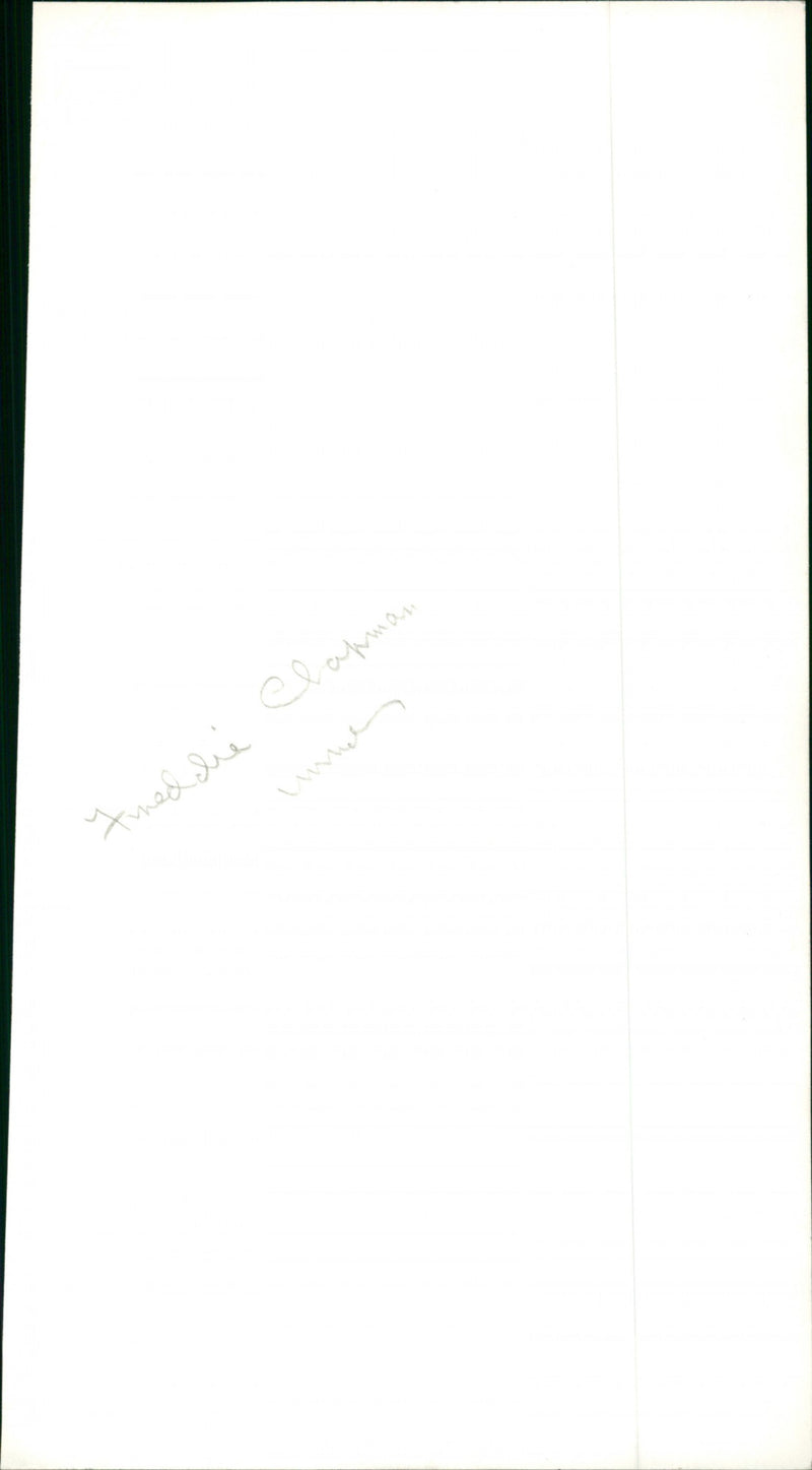 Freddie Chapman - Vintage Photograph