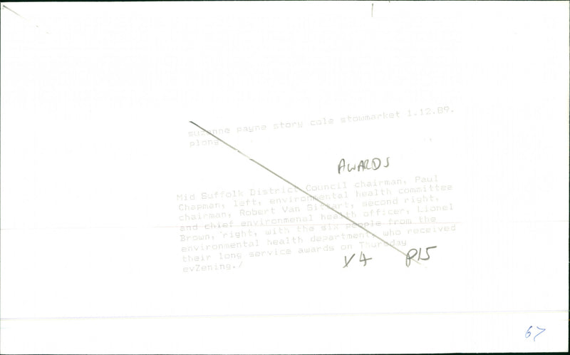 Paul Chapman, Robert Van Siftart and Lionel Brown - Vintage Photograph