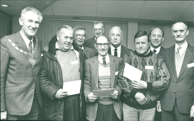 Paul Chapman, Robert Van Siftart and Lionel Brown - Vintage Photograph