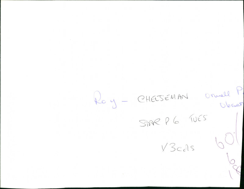 Roy Cheeseman - Vintage Photograph