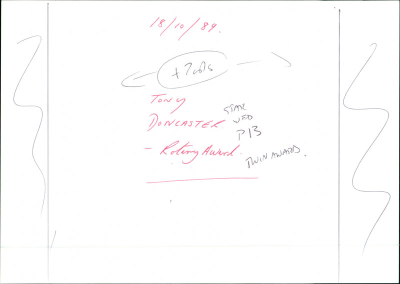 Tony Doncaster. - Vintage Photograph