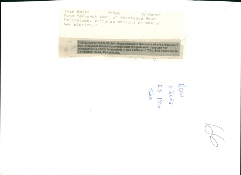 MARGARET WRITER - Vintage Photograph