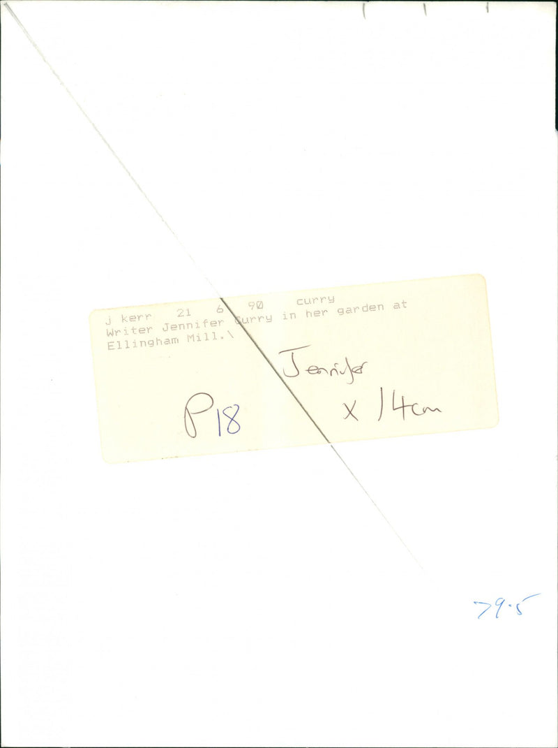 1979 WRITER - Vintage Photograph