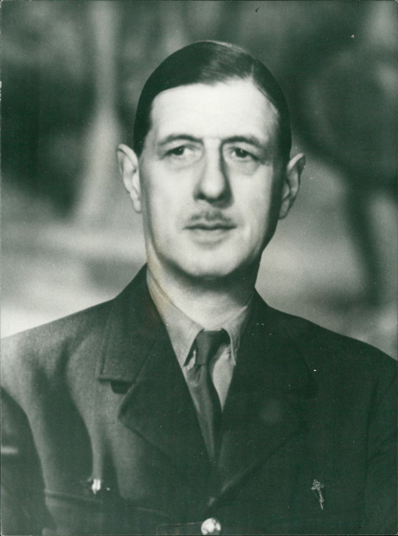 Charles De Gaulle - Vintage Photograph