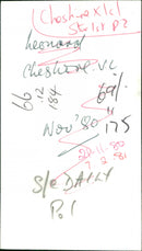 Geoffrey Leonard Cheshire - Vintage Photograph