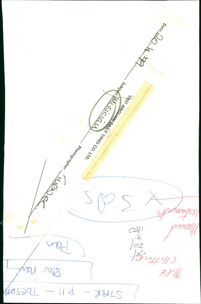 MUSICIAN MICK STAR - Vintage Photograph