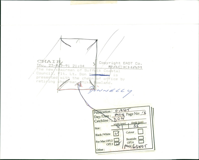 Flt. Lt. Don Donnelly and Mike Rowland - Vintage Photograph