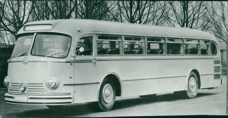 The new Mercedes Bus - Vintage Photograph