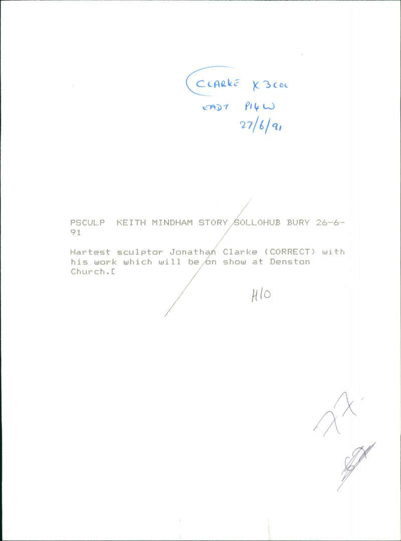 Keith Mindham - Vintage Photograph