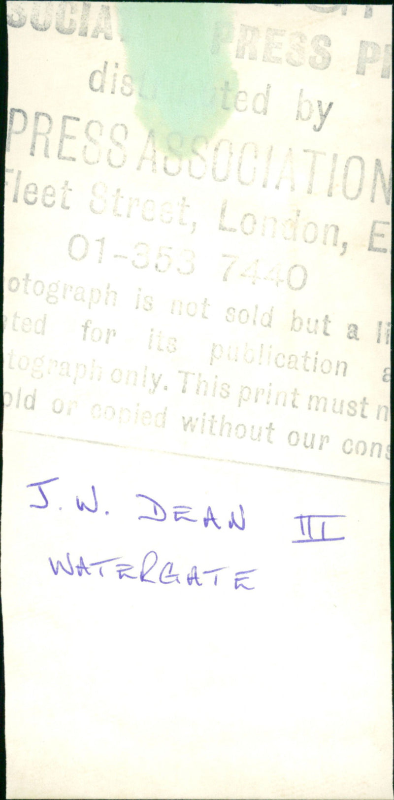 J.W. Dean III - Vintage Photograph