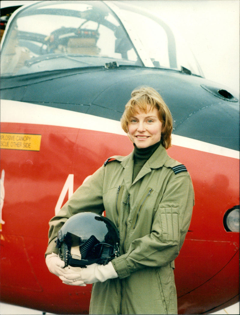 Flight Lieutenant Sally Cox - Vintage Photograph
