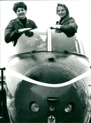 Flight Lieutenants Sally Cox and Julie Gibson - Vintage Photograph