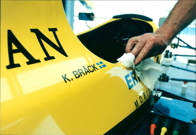 Kenny Brack, race car driver - Vintage Photograph