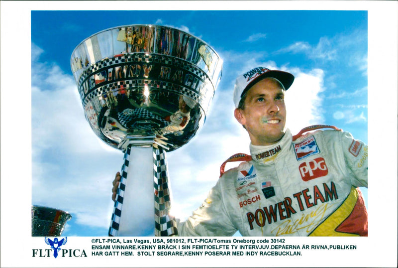 Kenny Brack, race car driver - Vintage Photograph