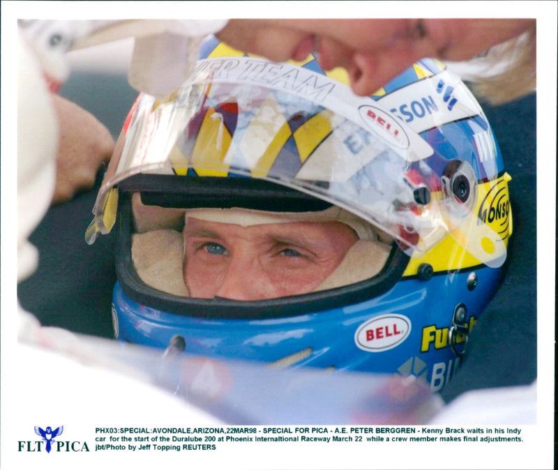 Kenny Brack, race car driver - Vintage Photograph