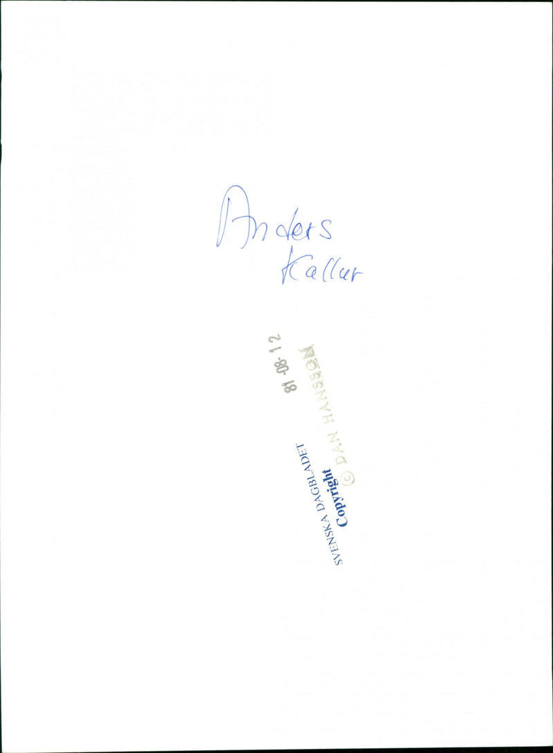 Anders Kallur - Vintage Photograph