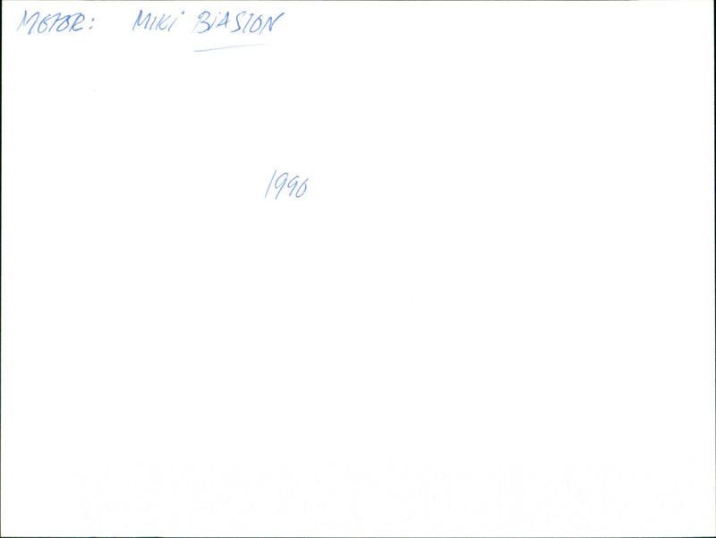 Massimo Biasion, Rally Driver - Vintage Photograph