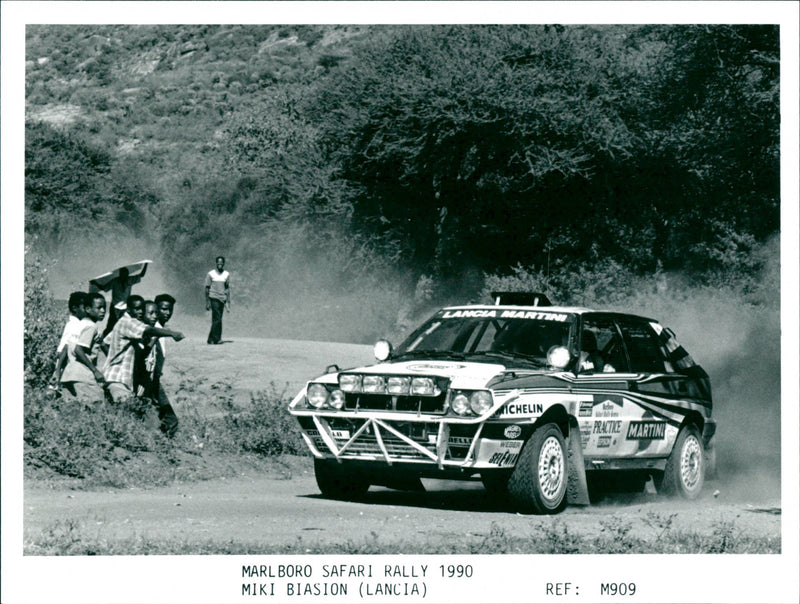 Massimo Biasion, Rally Driver - Vintage Photograph