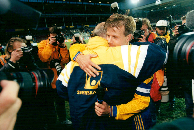 Tommy Svensson, Swedish football manager - Vintage Photograph