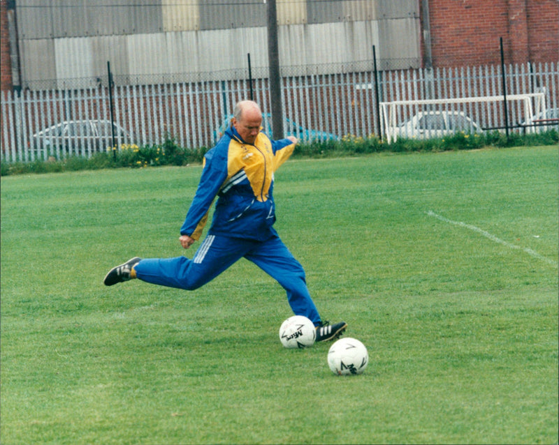 Tommy Svensson, Swedish football manager - Vintage Photograph