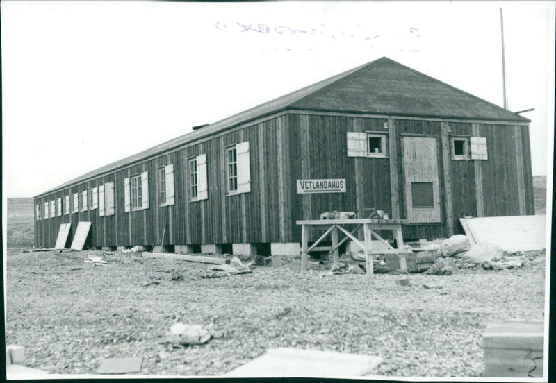 Swedish-Finnish-Swiss Spetsberg Expeditions and research trips. - Vintage Photograph