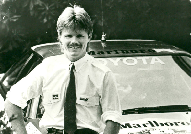 Mikael Ericsson, Race Car Driver - Vintage Photograph