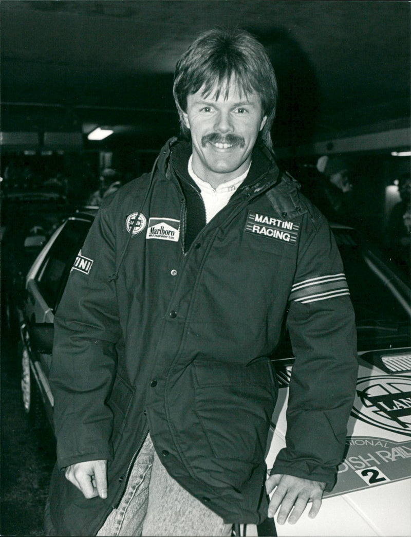 Mikael Ericsson, Race Car Driver - Vintage Photograph